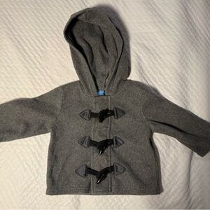 Goodlad Baby Toggle Fleece Hoodie Jacket Gray 12M Warm Winter Coat